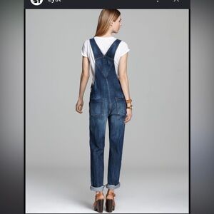 Citizens Of Humanity Dark Blue Denim Women's Overalls Jumpsuit